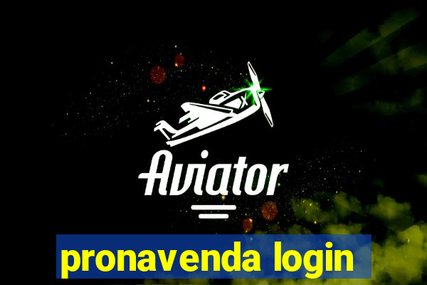 pronavenda login